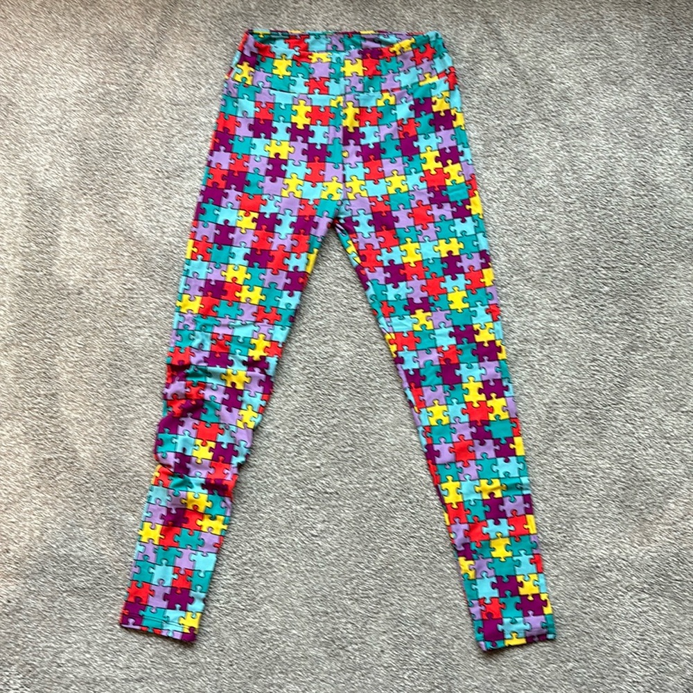 Lularoe Puzzle Piece Leggings